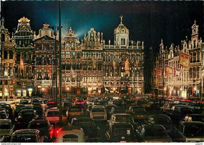 CPM Bruxelles Grand Place la nuit