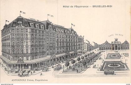 A-19-5413 : BRUXELLES-MIDI. HOTEL DE L'ESPERANCE.