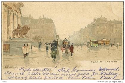 Bruxelles : La Bourse  ( 1919 )  ( Edit : Cassiers )