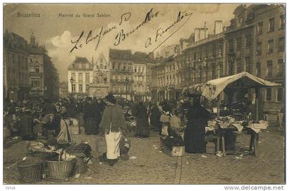 Bruxelles : Marché du grand sablon  ( rommelmarkt )