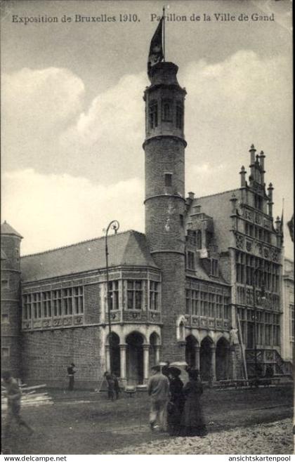 CPA Brüssel Brüssel, Pavillon der Stadt Gent