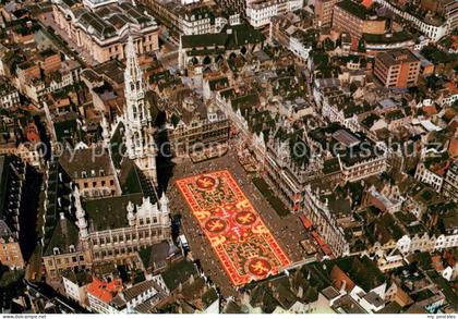 73650183 Brussels Grand Place Tapis des fleurs Marktplatz Blumenteppich Fliegera