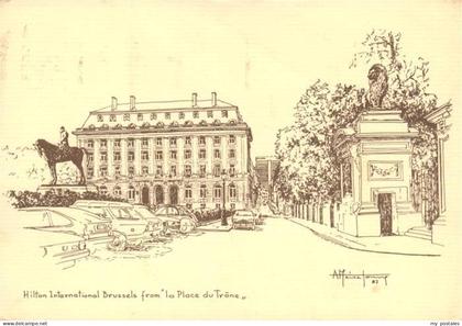 Brussels Hilton International Brussels from al Place du Troene