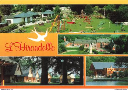 [-5%] BELGIQUE - Burdinne - Oteppe - Lhirondelle - Centre de vacances familial - P. Moers- Hannut - Animé - Carte