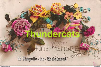 CPA CHAPELLE LEZ HERLAIMONT UNE PENSEE
