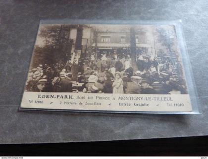 Cpa Eden Park Bois du Prince Montigny le Tilleul