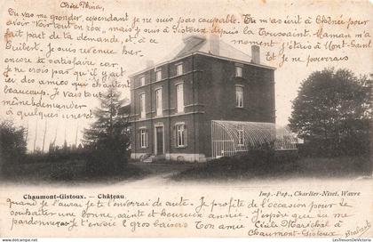 [-15%] BELGIQUE - Chaumont Gistoux - Château - Vue générale - Carte postale ancienne