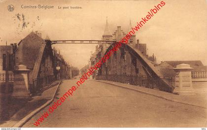 Le pont frontière - Komen-Waasten Comines-Warneton
