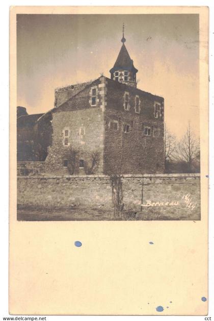 Berneau   Dalhem  CARTE PHOTO   Vieux Castel avec Donjon   daté 1924