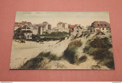CPA - DE PANNE LA PANNE - PANORAMA ( VERSO TE ZIEN !! STICKER " GRAND HOTEL DE L'OCEAN " ) - 1910