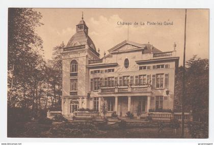DE  PINTE     CHATEAU DE LA PINTE LEZ GAND   2 SCANS