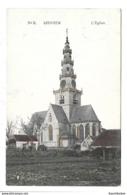 Diegem - L'Eglise (in kleur).