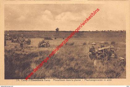Camp d'Elsenborn Kamp - machiengeweren in actie - Elsenborn (Kamp)