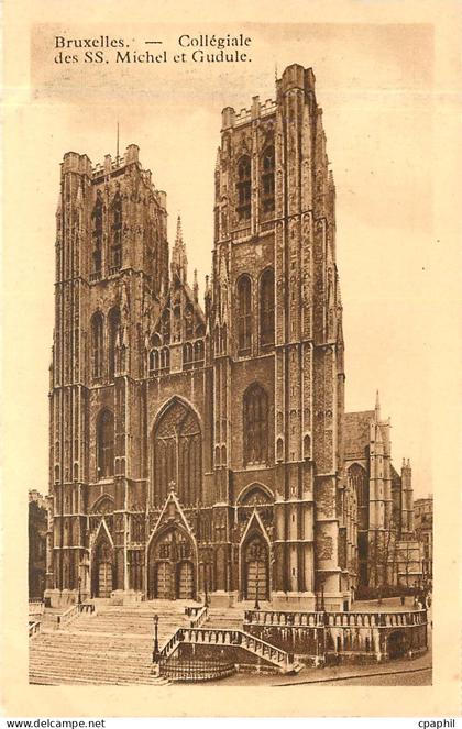 CPA Bruxelles Collegiale de SS Michel et Gudule