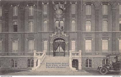 Belgique - ERQUELINNES (Hainaut) École des Arts & Métiers - L'escalier d'honneur