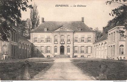 [-15%] BELGIQUE - Espierres - Le Château - entrée - Vue générale - F. Deweer - Carte postale ancienne