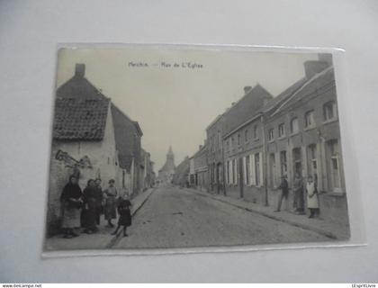 HELCHIN Rue de l'Eglise Animée Carte Postale