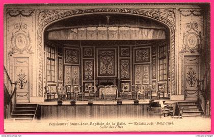 Pensionnat Saint Jean Baptiste de la Salle - Estaimpuis - Salle des fêtes - Phototypie 31, Rue Deschodt Lille