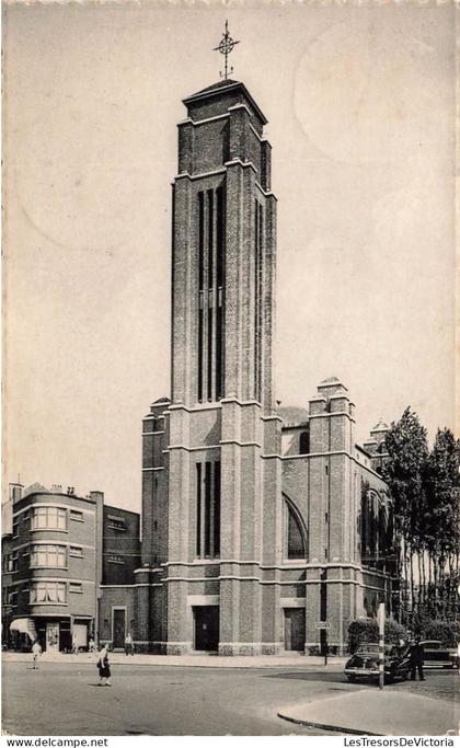 [-15%] BELGIQUE - Evere - Eglise Notre Dame - Onze Lieve Vrouw Kerk - animé - Carte Postale Ancienne