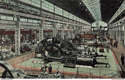 [-10%] BELGIQUE - Bruxelles - Expositions Universelles 1910 - Halles des machines - Carte Postale Ancienne