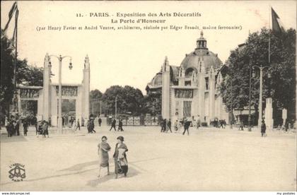 11517082 Exposition Arts Decoratifs Paris 1925 La Porte d'Honneur  Expositions