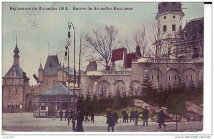 Brussel 1910 - Entree de Bruxelles Kermesse (2721)