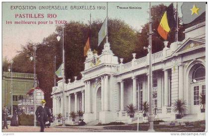 Brussel 1910 - Travaux feminins - Pastilles Rio (2704)