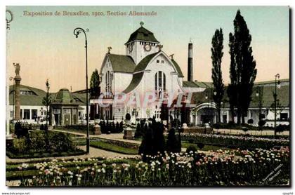 CPA Belgique Bruxelles Exposition 1910 Section allemande