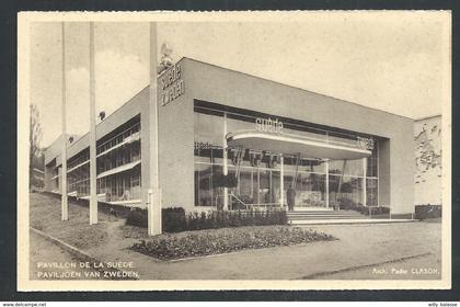+++ CPA - BRUSSEL - BRUXELLES - Exposition 1935 - Pavillon de la Suède - Paviljoen van Zweden  //