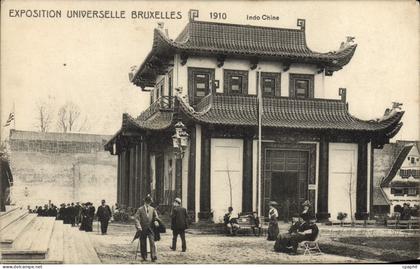 CPA Exposition Universelle Bruxelles 1910 Indo Chine