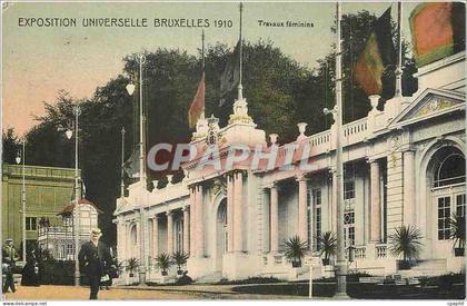 CPA EXPOSITION UNIVERSELLE BRUXELLES 1910 Travaux féminins