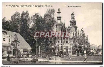 CPA Pavillon Hollandais Exposition universelle Bruxelles 1910