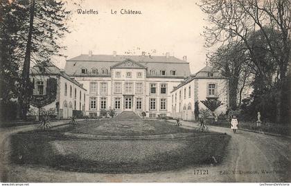 [-5%] BELGIQUE - Waleffes - Le Château - Edit V Dumoins Waleffes - vue générale - animé - Carte Postale Ancienne