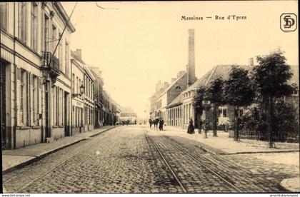 CPA Messines Mesen Westflandern, Rue d'Ypers