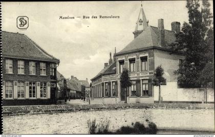 CPA Messines Mesen Westflandern, Rue des Remouleurs