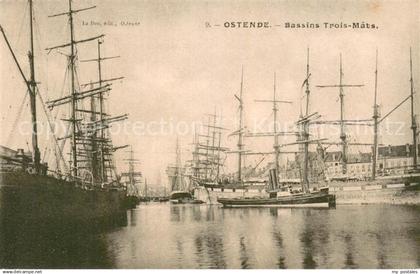 Oostende Ostende Bassins Trois Mats