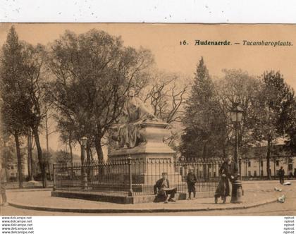 C P A  -   BELGIQUE  - FLANDRE ORIENTALE  -  AUDENAERDE -  tacambaroplaats
