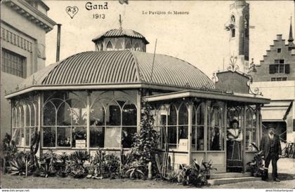 CPA Gand Gand Flandre orientale, Pavillon de Monaco, 1913