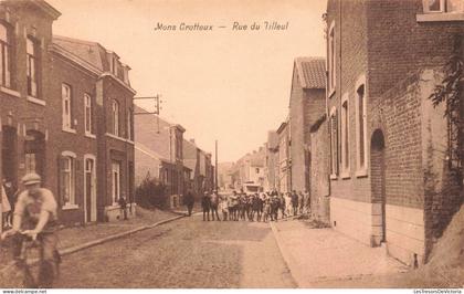 [-10%] BELGIQUE- Flémalle - Mons Crotteux - Rue de Villeul - Carte postale ancienne