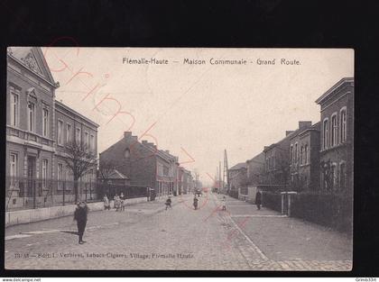 Flémalle-Haute - Maison Communale - Grand' Route - postkaart