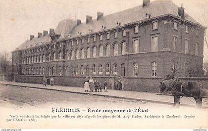 Belgique - FLEURUS (Hainaut) École Moyenne de l'État