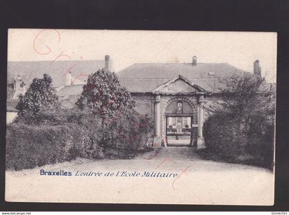 Bruxelles - L'entrée de l'Ecole Militaire - postkaart