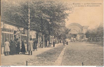BRUXELLES       LA FOIRE COMERCIAL   LES JARDINS CINQUANTENAIRE  (ESPORATO )