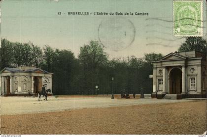 CPA Bruxelles L Entree du Bois de la Cambre