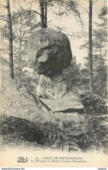 CPA Foret de fontainebleau Le Bilboquet du Diable Gorges d Apremont