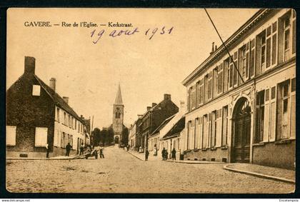 Carte Postale - Belgique - Gavere - Rue de l'Eglise - Kerkstraat (CP25917OK)