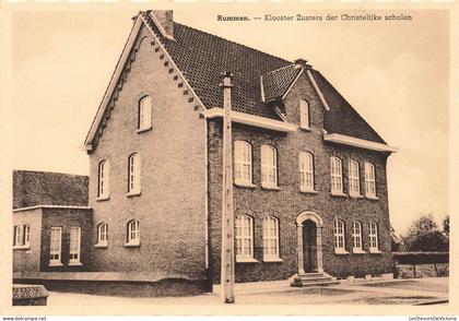 [-10%] BELGIQUE - Rummen - Klooster Zusters der Christelijke scholen - maison - poteau - Mertens & Zoon - Carte postale