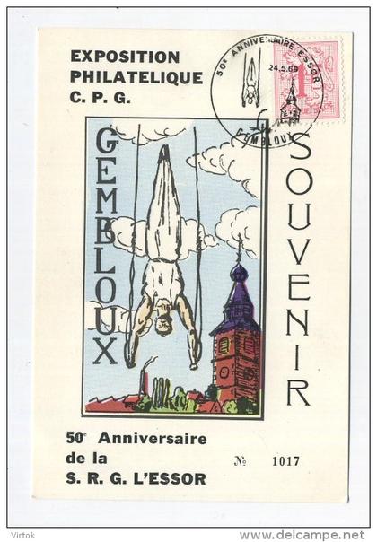 Gembloux  :   ( maximum kaart : 1ste dagafstempeling )