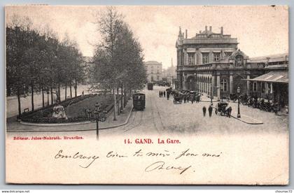 (Belgique) Flandre Orientale 011, Gent Gand, Nahrath 14, La Gare, état !