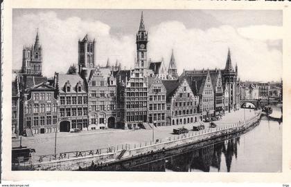 Gent - de Graskaai en de Huizen der Ambachten